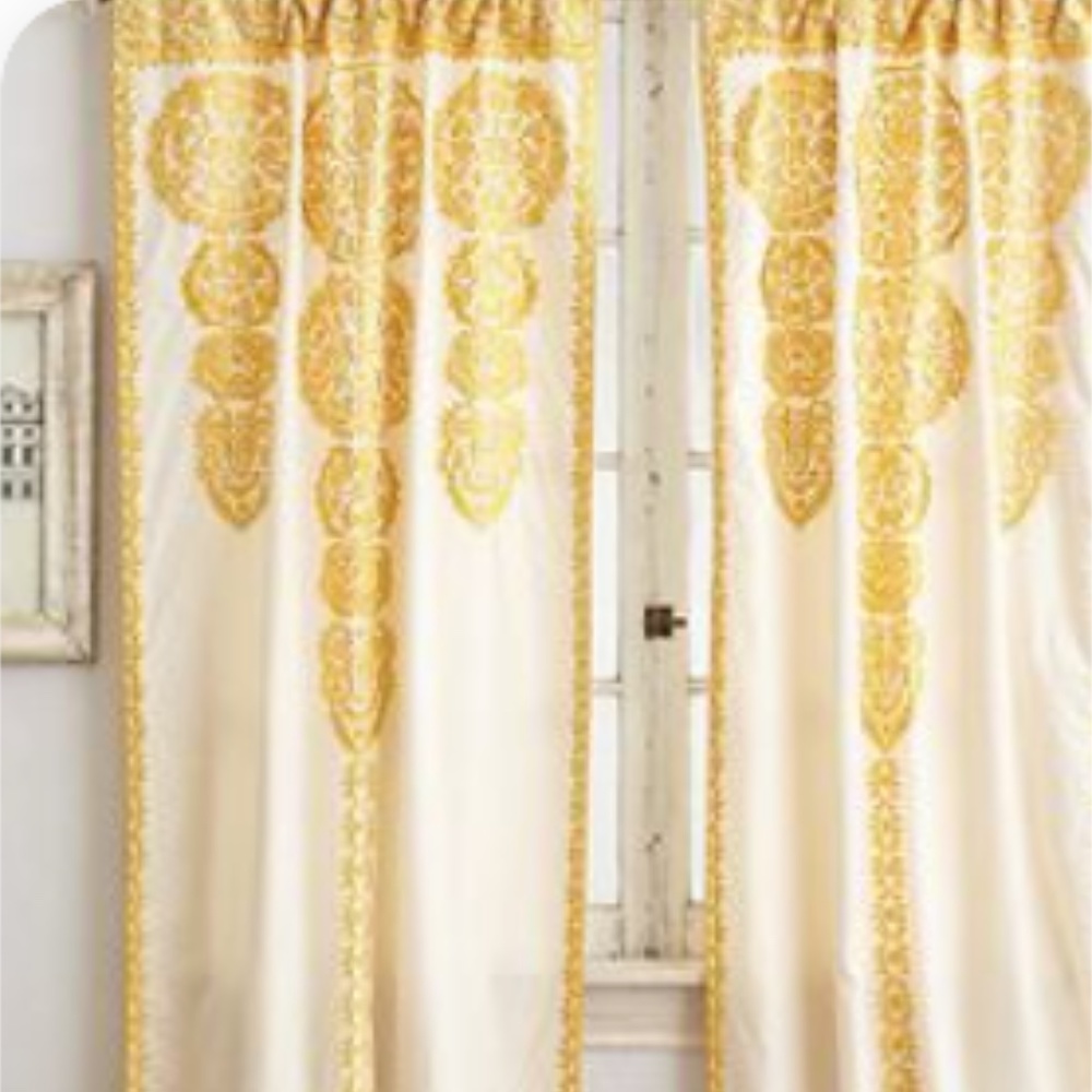 Anthropologie Marrakech Curtains (Yellow) (2)